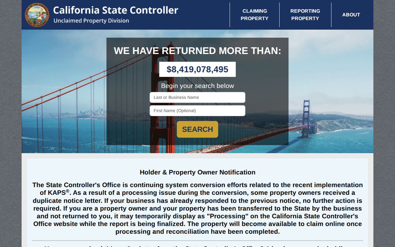 Foster City residents directory unclaimed property search